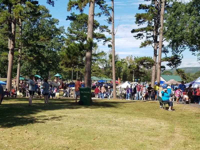 Festival Tents Fill The Grounds With Color