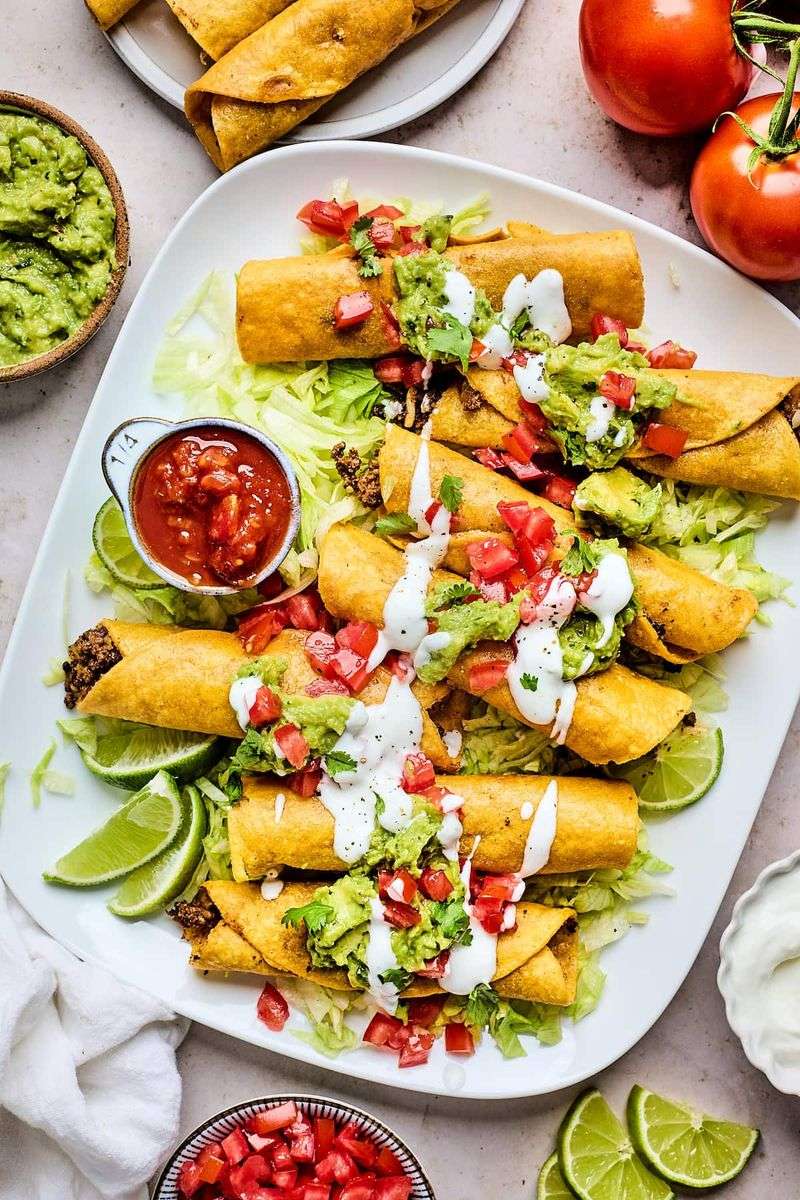 Crispy Beef Taquitos