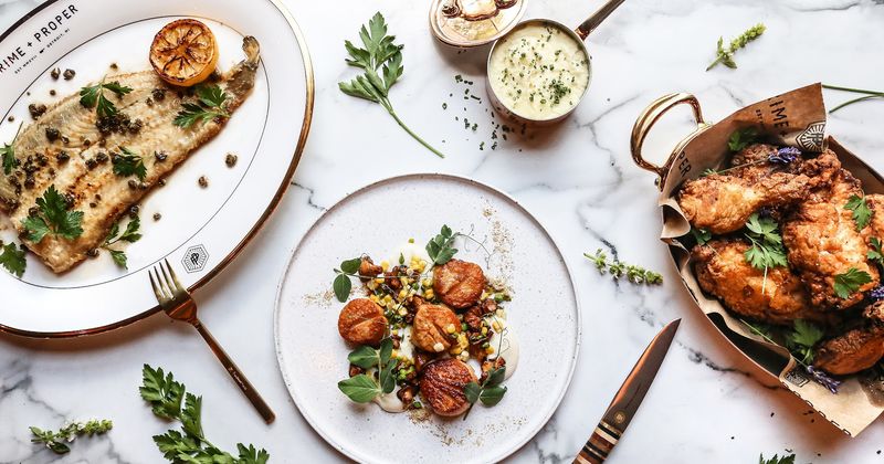 Lead With A Raw Start: Tuna Crudo Or Colossal Prawns