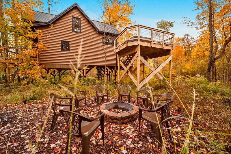Fire Pit Evenings And The Outdoor Shower
