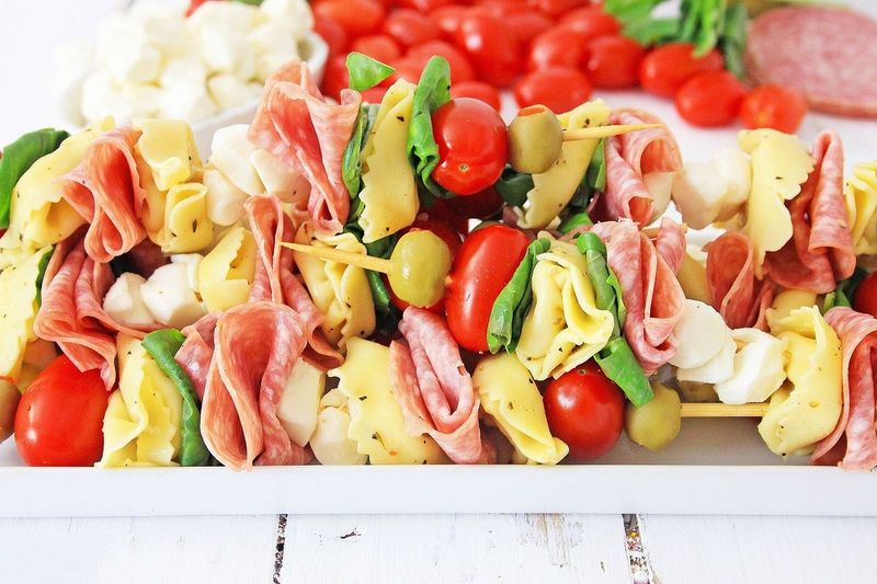 Antipasto Tortellini Skewers