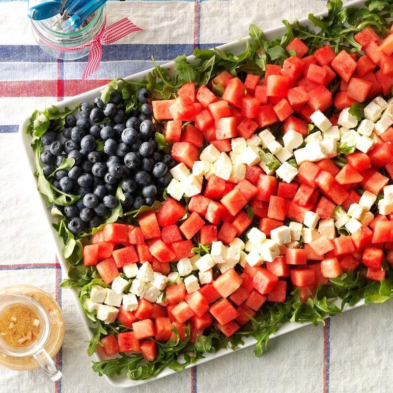 Star-Spangled Watermelon Feta Salad