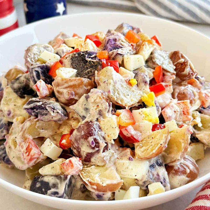 Red, White & Blue Potato Salad