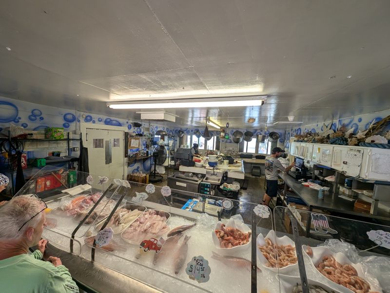 Market Side Selling Fresh Catch Daily