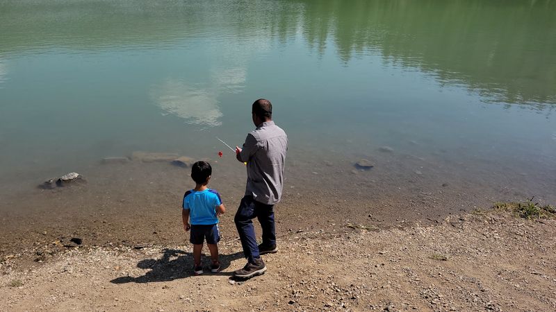 Fishing Keeps The Visit Rooted In The Water