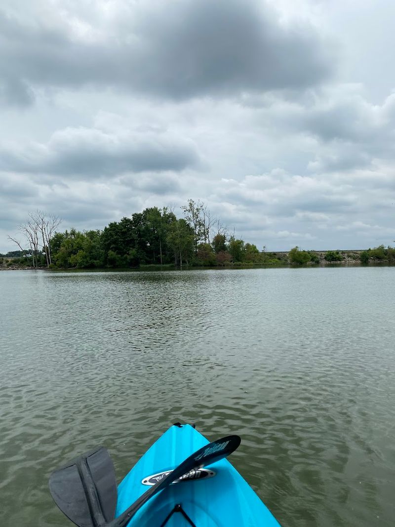 Boating Across The Calm Open Water