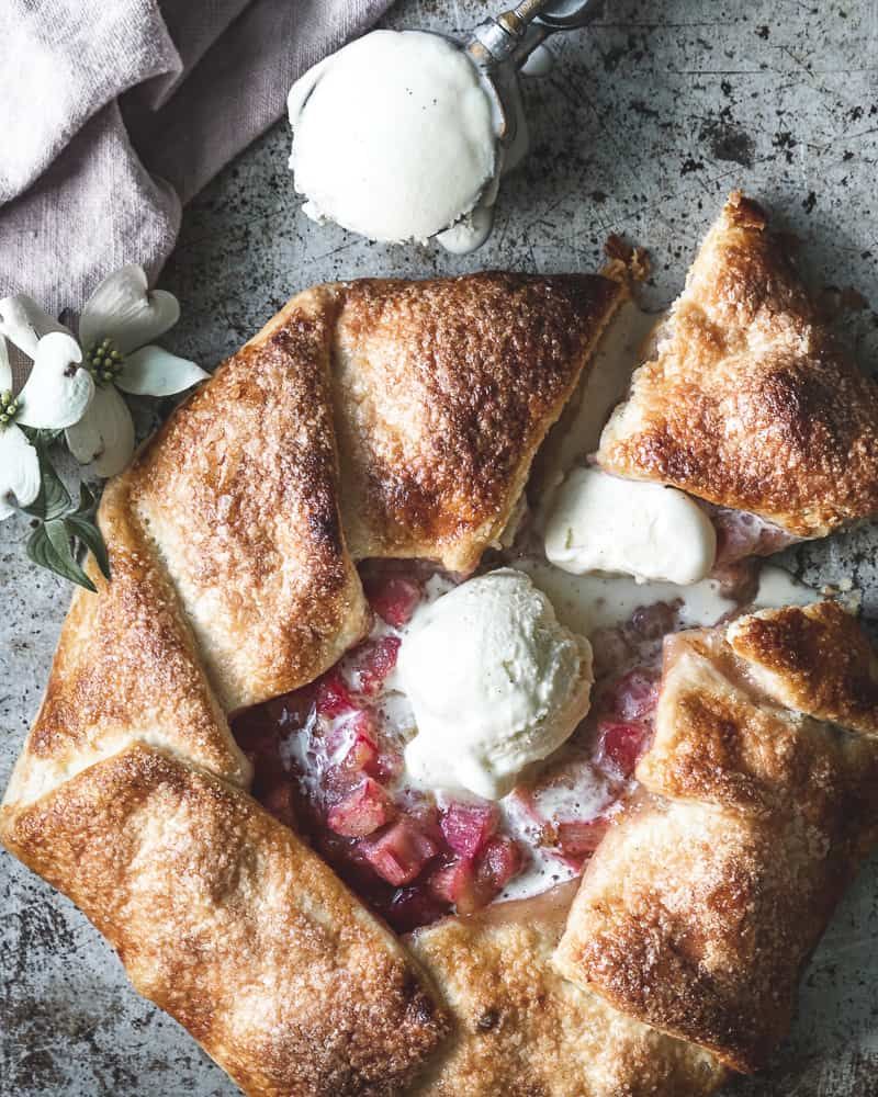 Rustic Rhubarb Galette