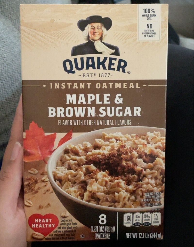 Instant Oatmeal Packets: Sneaky Morning Sugar Surge