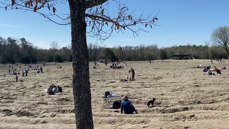 Search For Diamonds At Crater Of Diamonds State Park, Murfreesboro