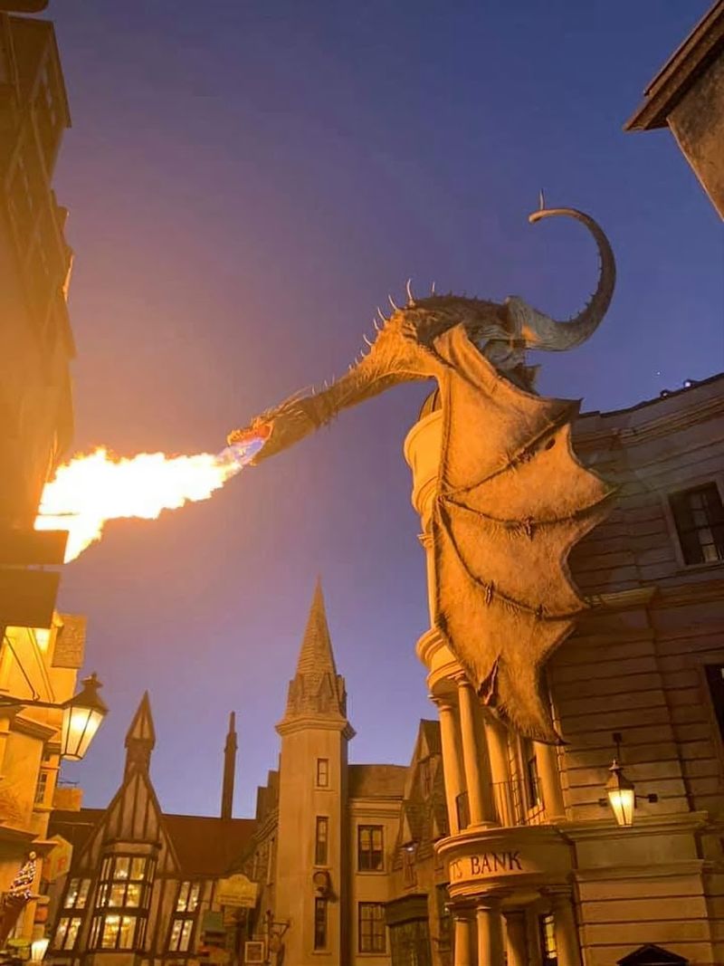 The Fire-Breathing Dragon Atop Gringotts Bank