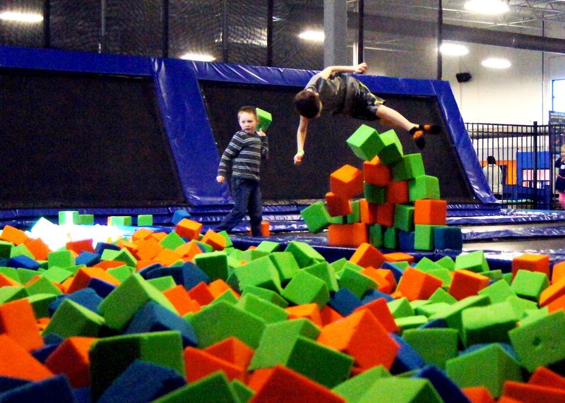 Foam Pits, Dodgeball, And Slam Dunks