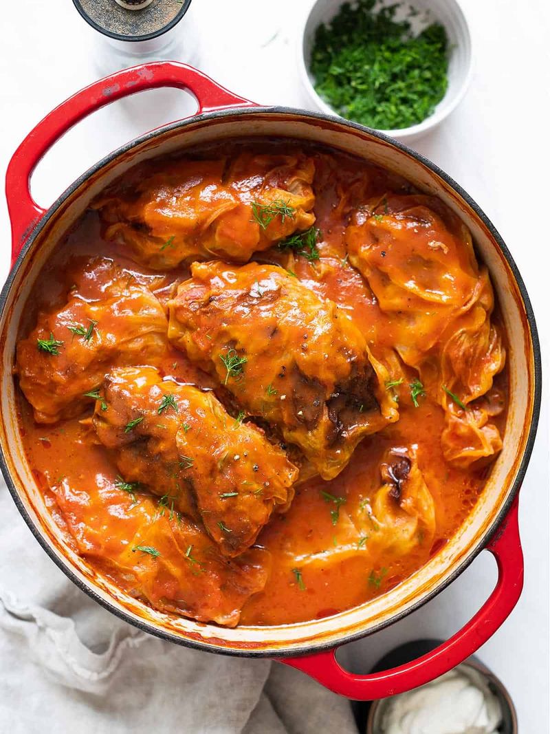 Cabbage Rolls: The Boiled Bundle Surprise