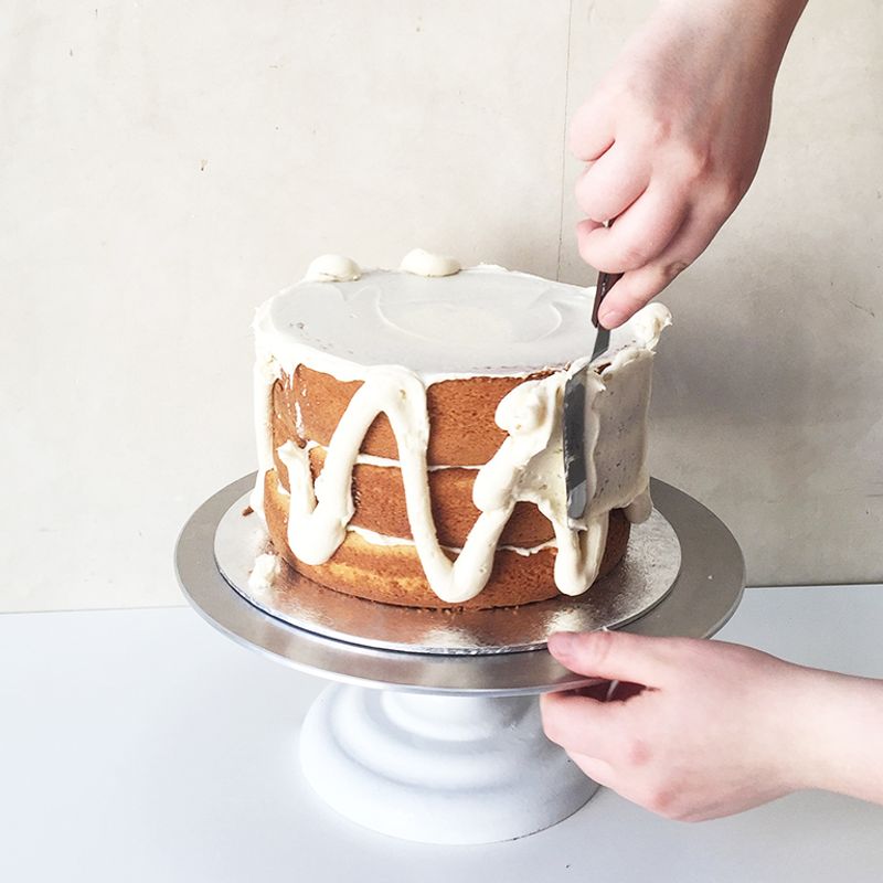 Skipping The Crumb Coat