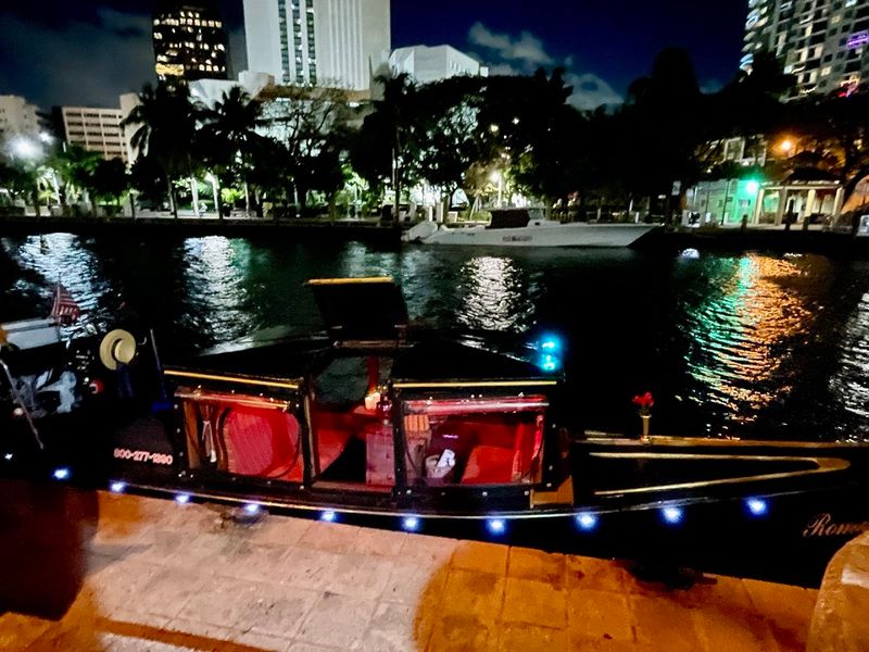 The Gondola Is An Authentic Venetian-Style Vessel