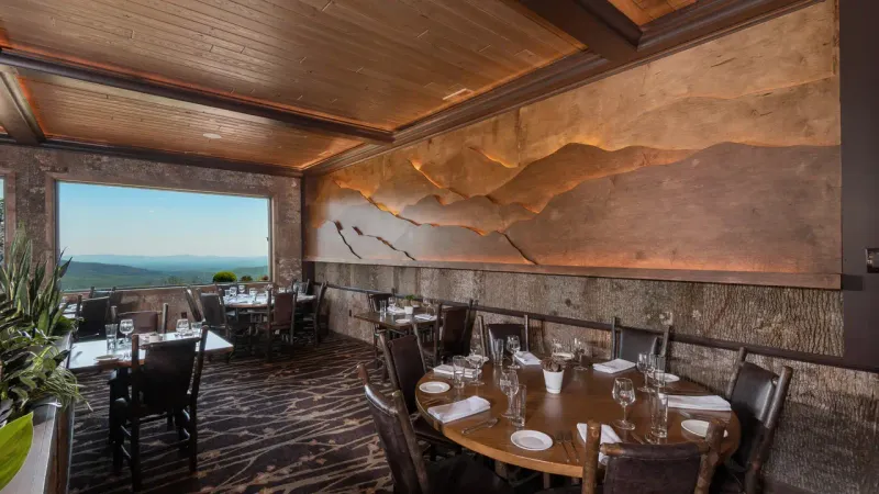 Chalet-style Café at Little Switzerland: Cozy Corner in the Clouds