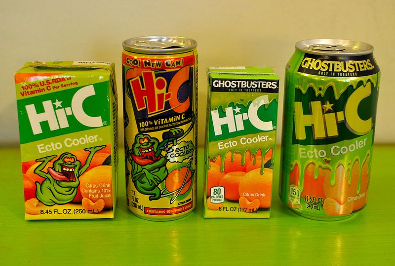 Hi-C Ecto Cooler: The Ghostbusters-Inspired Citrus Drink