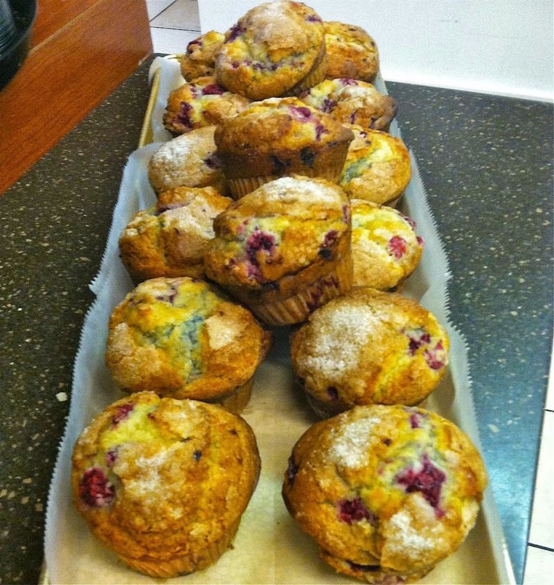 Fresh-Baked Blueberry Muffins