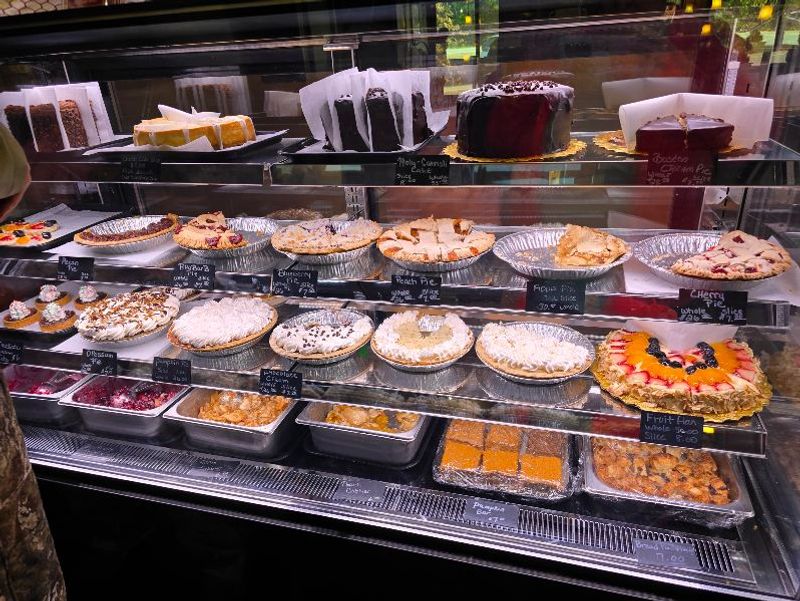 Fresh-Baked Pies Behind The Dessert Case