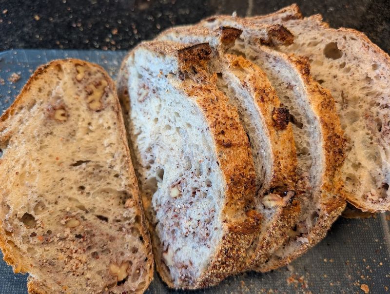 Fresh Bread With Ramp Butter