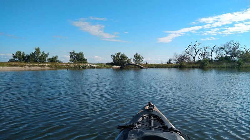 Kayak Trails Through Unspoiled Marshes