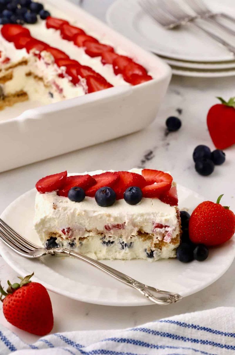 Icebox Cake Squares