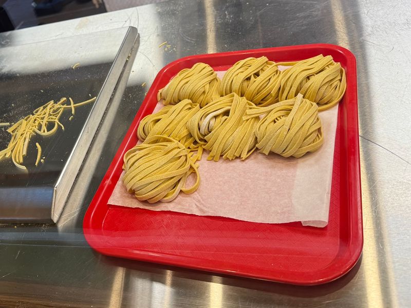 Fresh Pasta Made Right Before Your Eyes