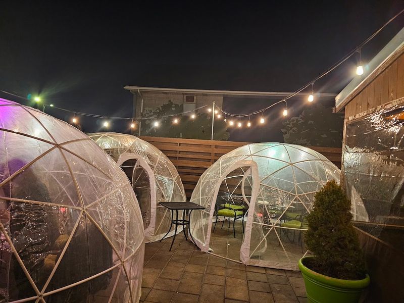 The Outdoor Patio and Seasonal Igloo Experience