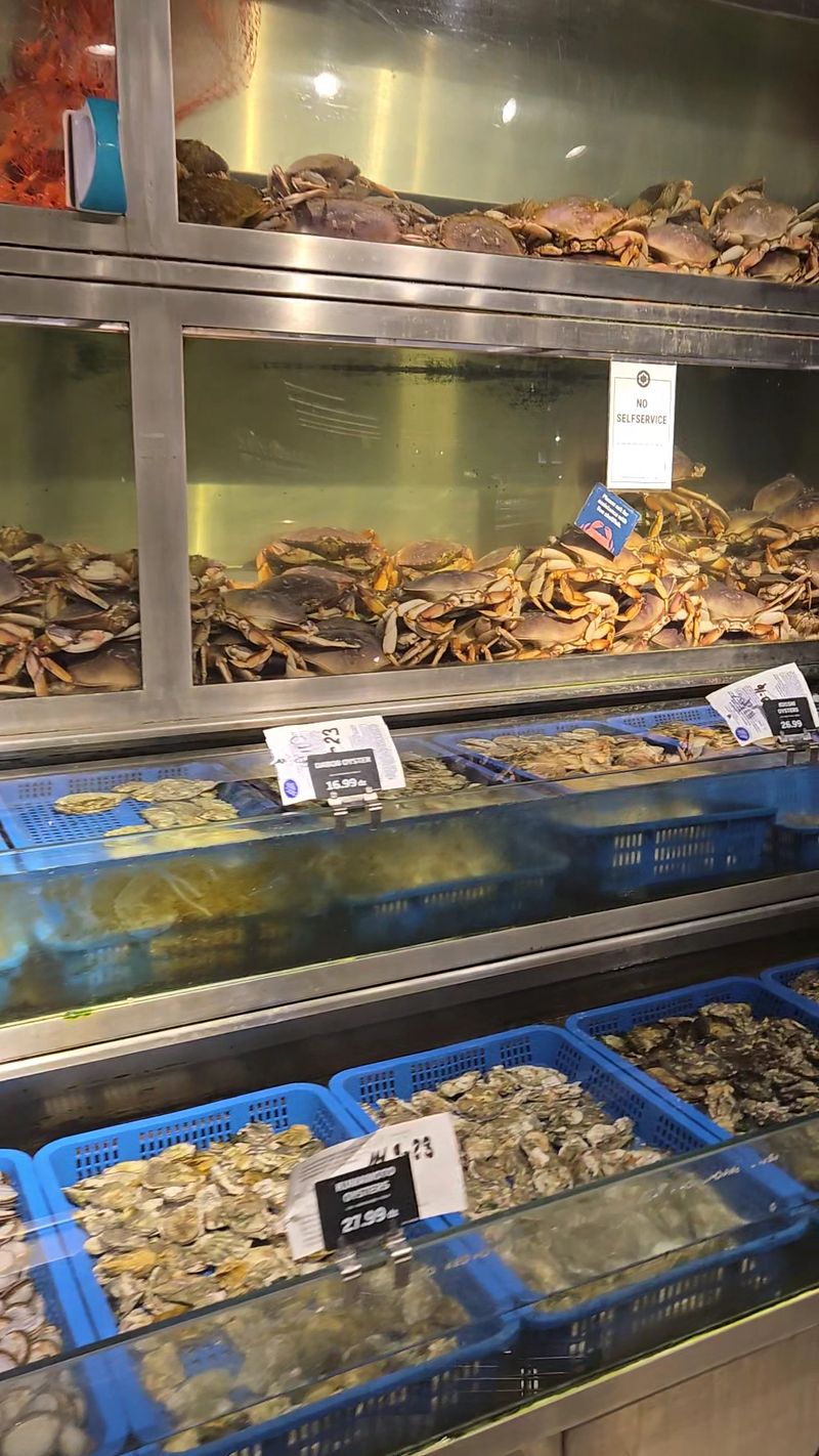 Fresh Seafood, Meat, and Produce