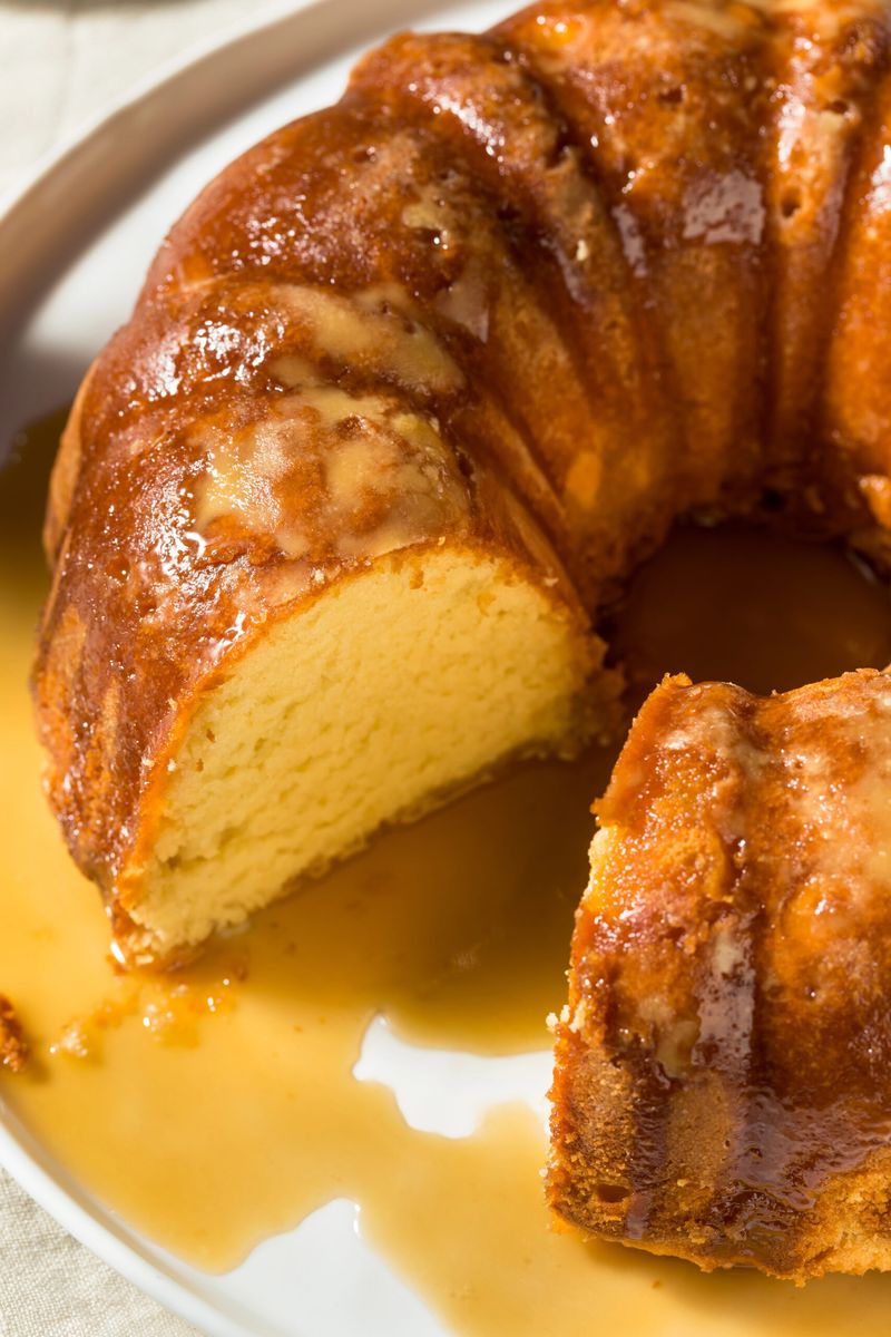Orange Sunshine Rum Cake