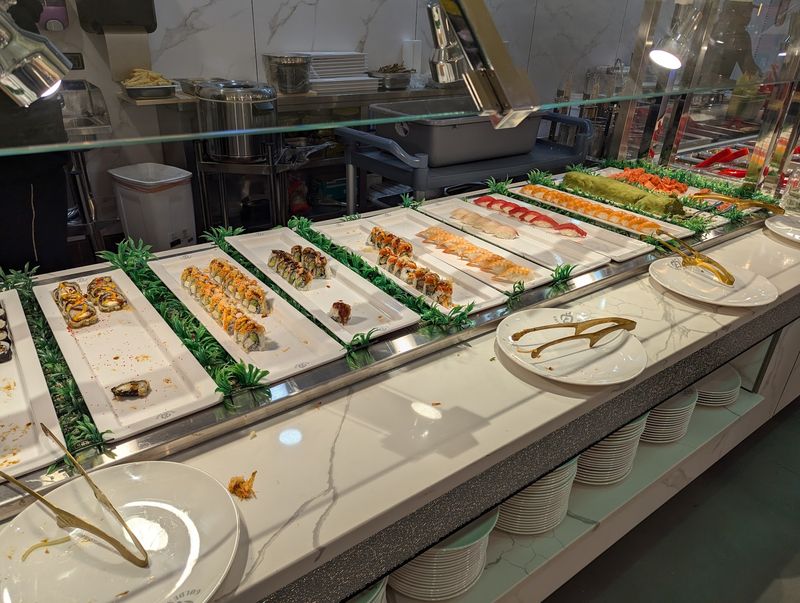 Fresh Sushi Made Right At The Bar