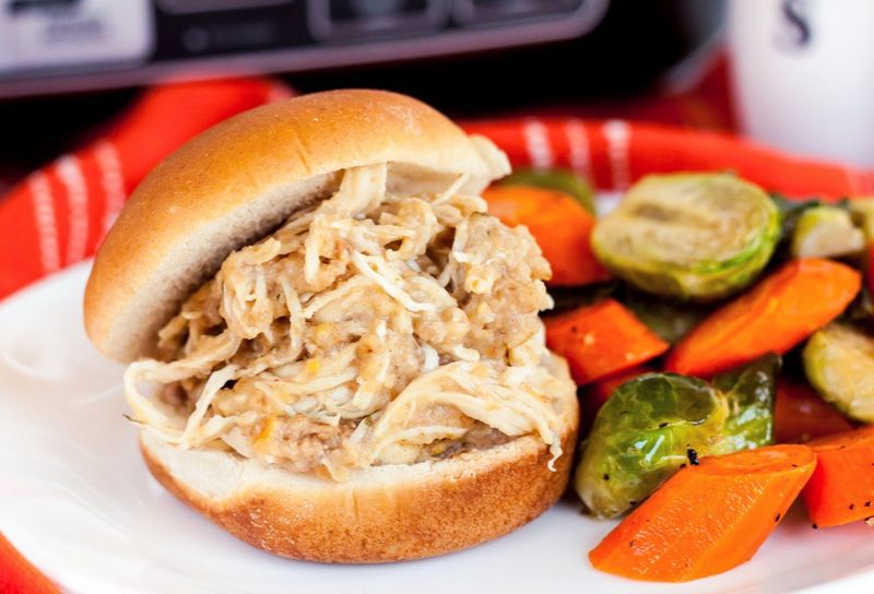 Ohio Shredded Chicken Sandwich: Creamy Comfort