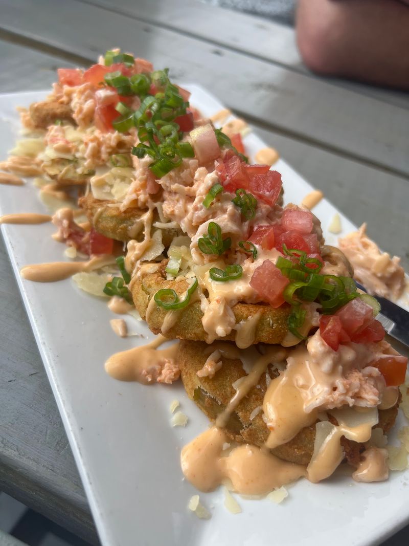 Fried Green Tomatoes And Crab Dip Favorites