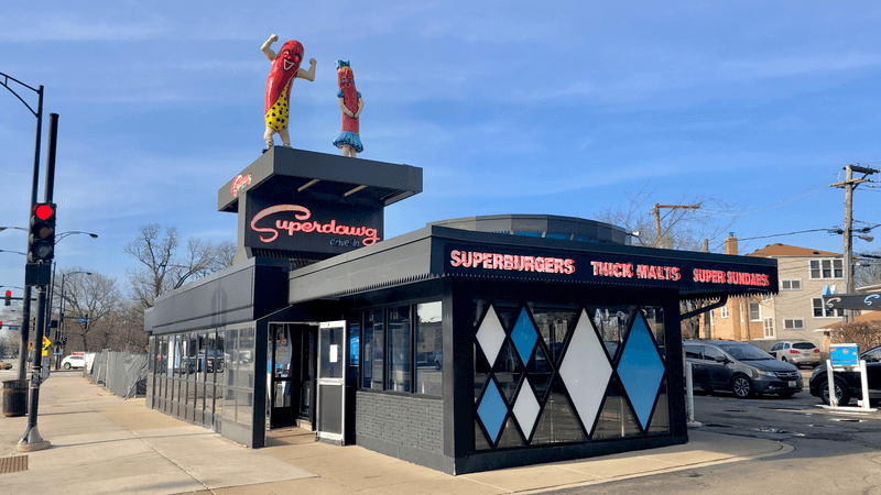 Superdawg Drive-In – Chicago (6363 N Milwaukee Ave, Chicago, IL 60646)