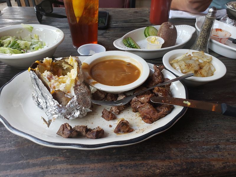 Fried Pickles And Potato Soup Make Waiting For Steak Way Easier Fried Pickles And Potato Soup Make Waiting For Steak Way Easier