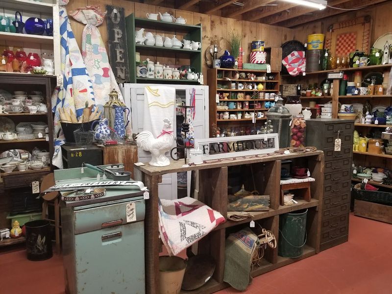 Mix Of Vintage Antiques Collectibles And Handmade Goods