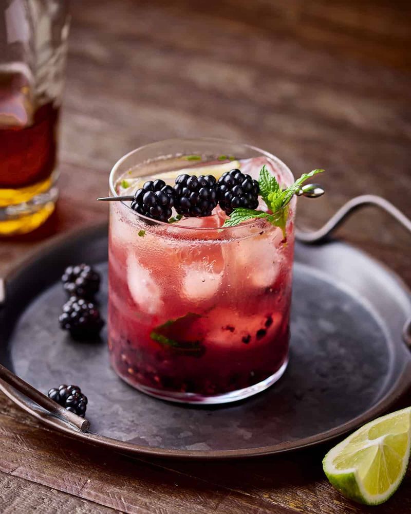 Blackberry Bourbon Smash Slush