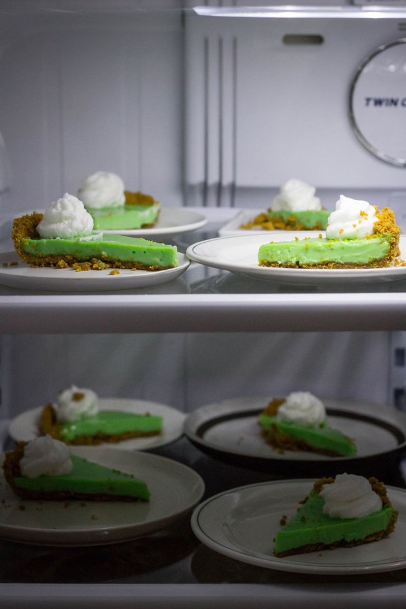 Key lime pie with artificial flavoring