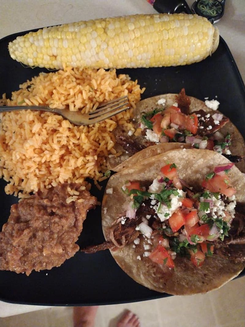 Fry Bread Tacos Stacked High Fry Bread Tacos Stacked High