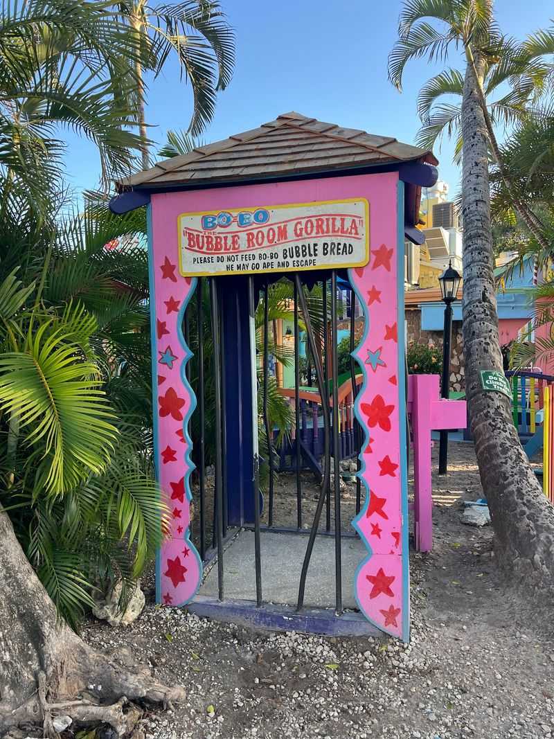 Fun Extras Like The Gorilla Cage And Aquarium