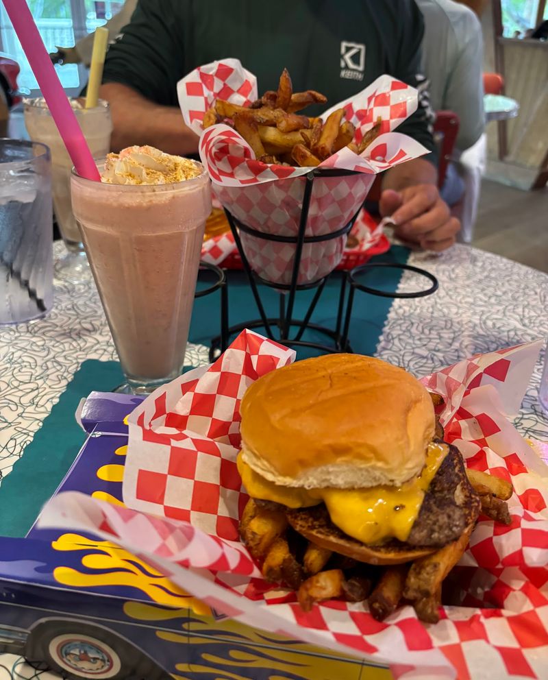 Fun Kids Meals Served In Vintage Cars