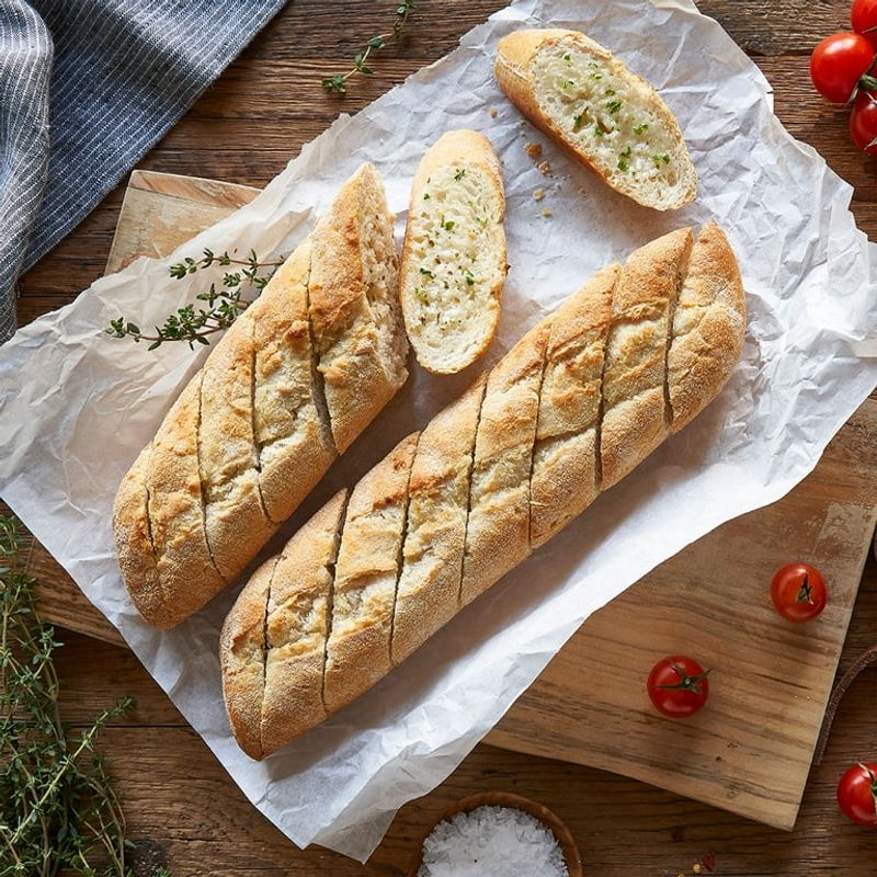 GRAB: Julian's Recipe Traditional Baguette with Garlic