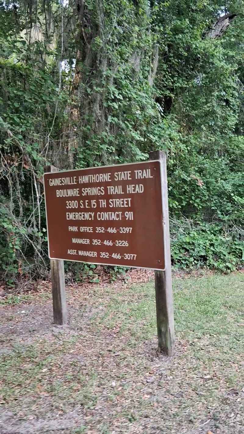 Gainesville-Hawthorne State Trail - Boulware Springs Trailhead, Gainesville