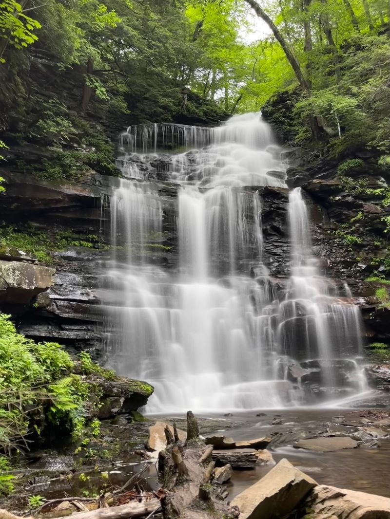 Ganoga Waterfall, Sweet Valley, PA Ganoga Waterfall, Sweet Valley, PA