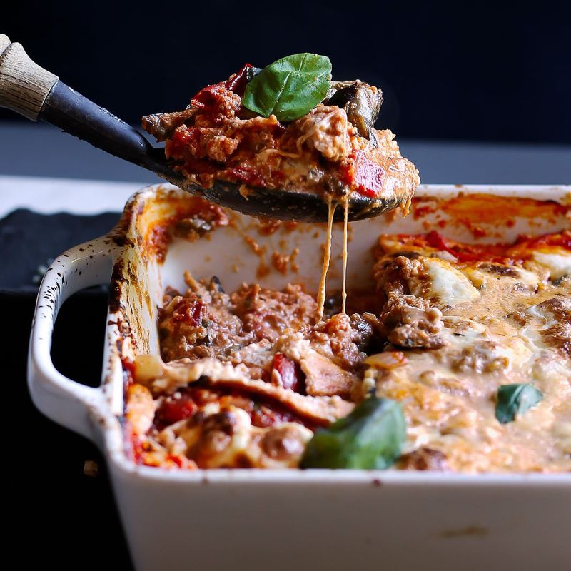 Eggplant and Turkey Lasagna