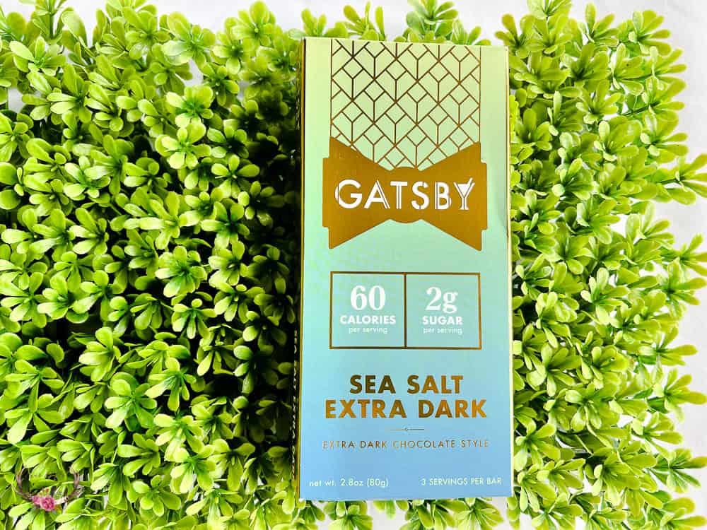  Gatsby Sea Salt Extra Dark Chocolate Style Bar, 60