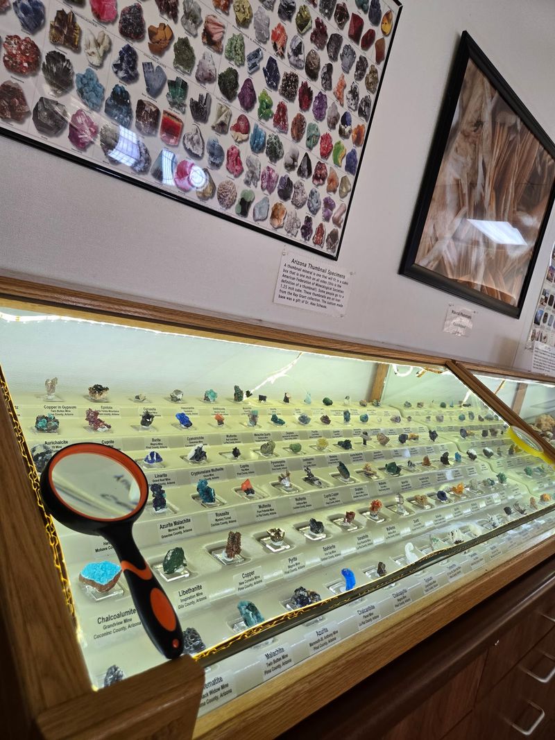 Gemstones Under Magnifying Glass
