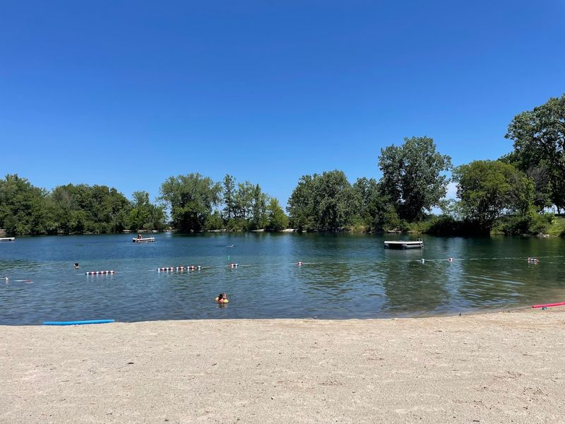 Genoa Quarry Swimming Beach, Genoa, Ohio
