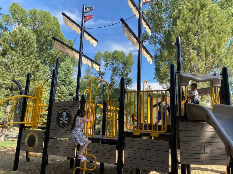 The Playground, Picnic Spots, And Little Free Library