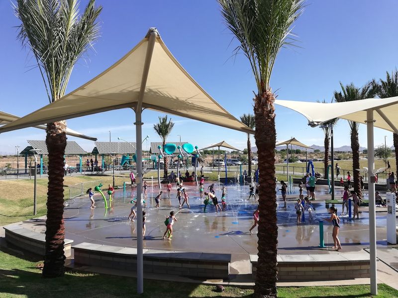Gilbert Regional Park Splash Pad, Gilbert, Arizona