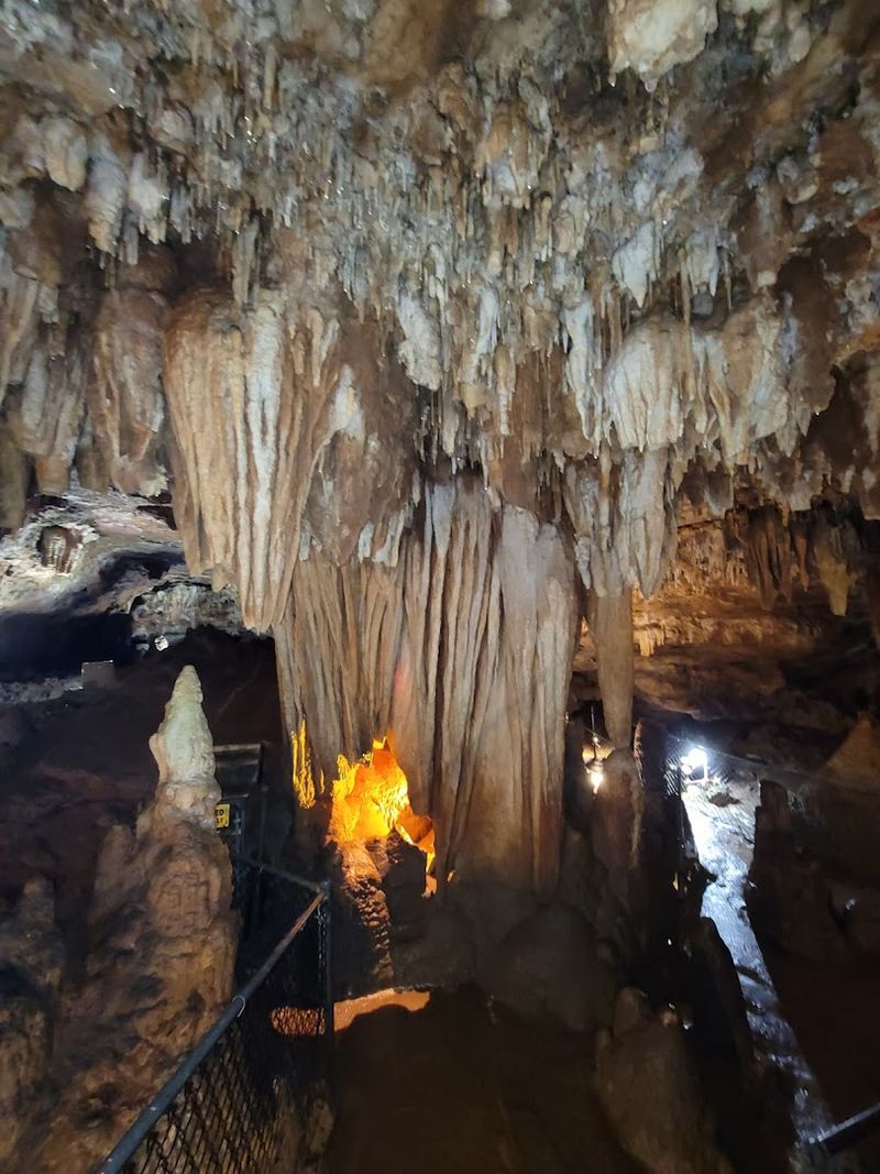 Stalactite And Stalagmite Clusters Sculpted Over Millennia